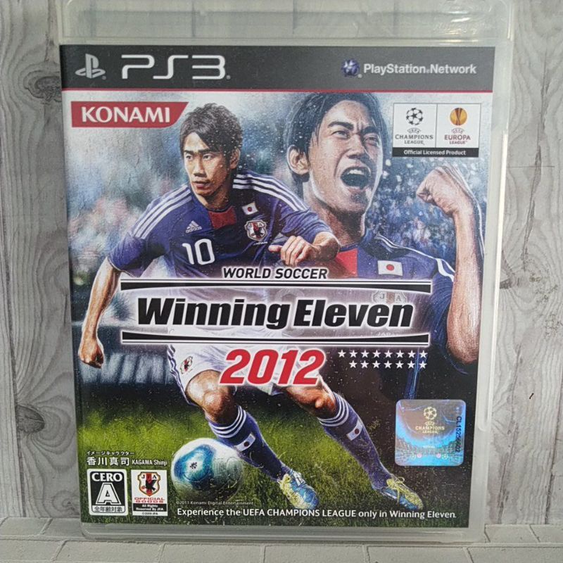 BD CD KASET ORIGINAL PS3 Winning eleven 2012 Jpn Bahasa Jepang Lengkap manual book
