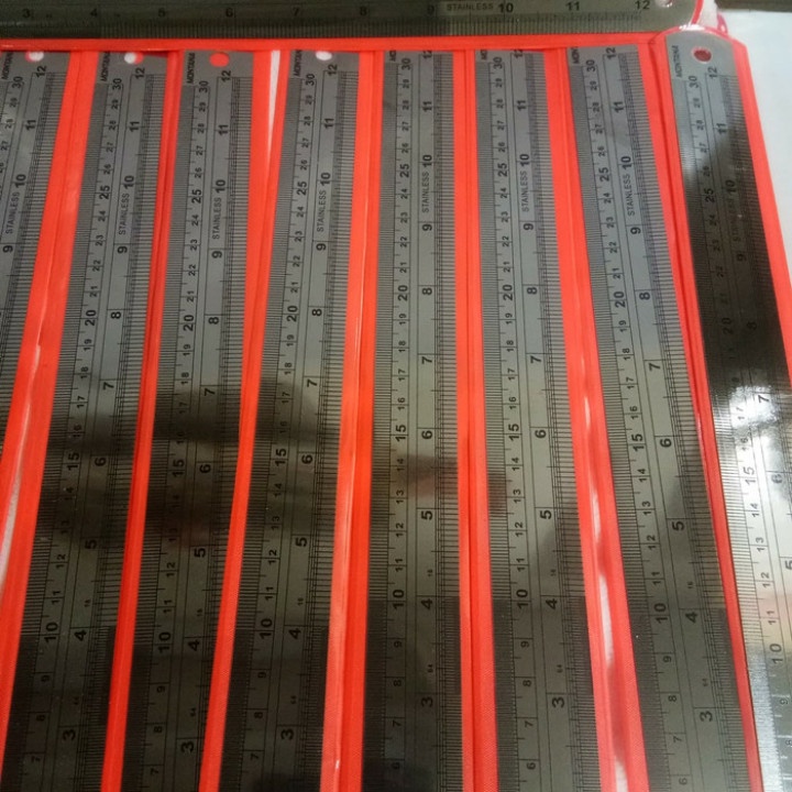 PENGGARIS BESI 30 cm,  M2000 STAINLESS RULER