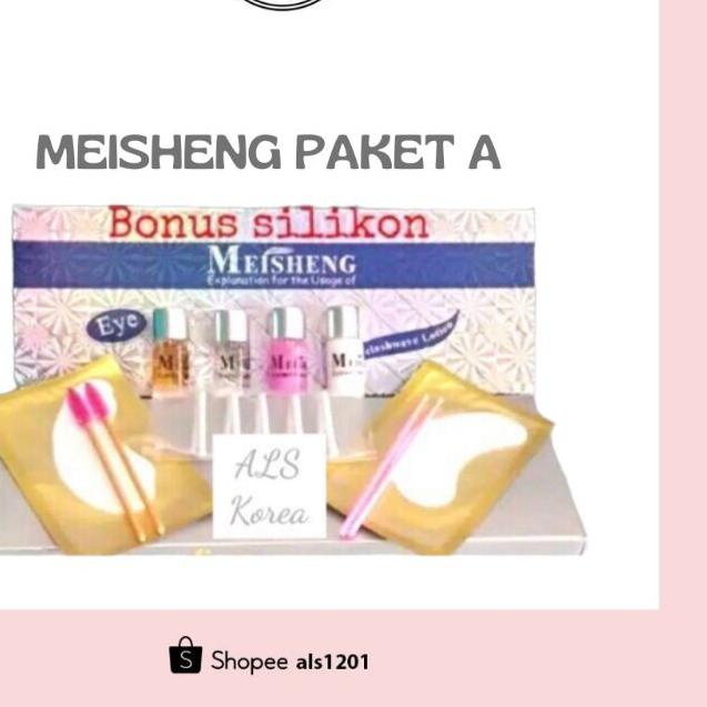 ★ PAKET LASH LIFT MEISHENG BEST SELLER / PAKET MEISHENG LASH LIFT ✦