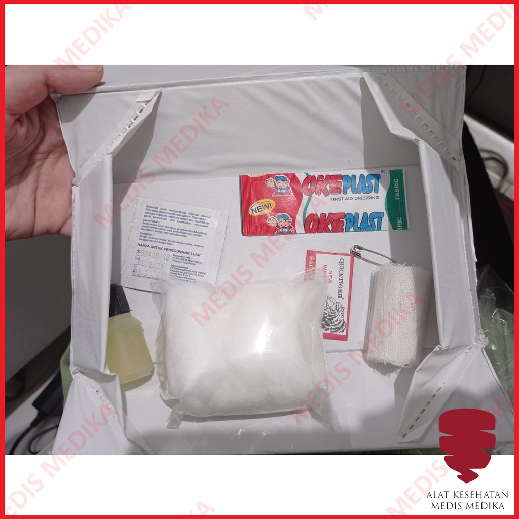 Tepak Kotak P3K Obat Alat Bantu Perawatan Luka Darurat Portable PPPK First Aid Kit Mobil Murah