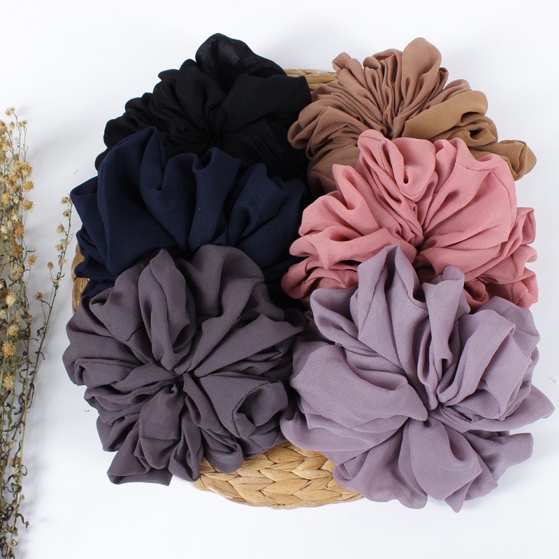 INNER KUNCIR HIJAB JUMBO /SCRUNCHIE BESAR CEPOL HIJAB