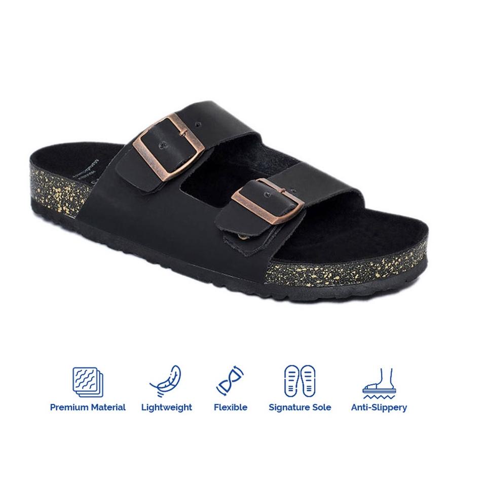 Termurah Sandal Jepit Pria Footstep Footwear – Octa Black