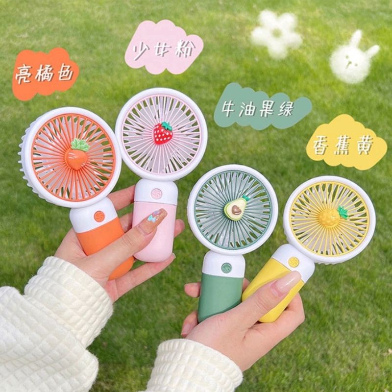 KIPAS ANGIN GENGGAM MINI PORTABLE RECHARGEABLE MINI FAN MULTIFUNGSI