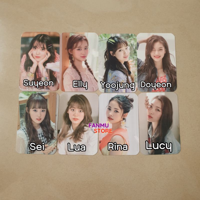 WekiMeki Weme Makestar Photobook Photocard Suyeon Elly Yoojung Doyeon Sei Lua Rina Lucy