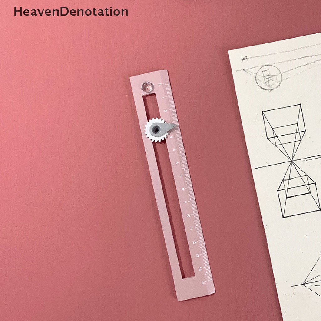 [HeavenDenotation] Penggaris Kompas Kreatif Multi-Fungsi Gambar Lingkaran Alat Penggaris Untuk DIY Gambar Geometris Alat Ukur Siswa Perlengkapan Alat Tulis Sekolah HDV
