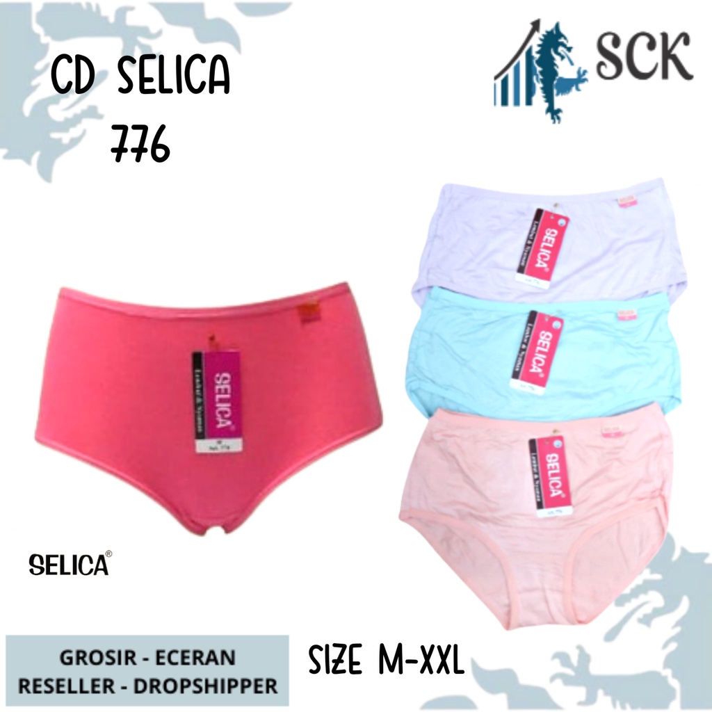 CD Wanita SELICA 776 Mini / Pakaian Dalam Wanita Seamless / Celana Dalam Perempuan - sckmenwear GROSIR