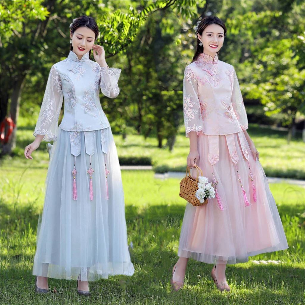 Chinese style dress women's 2023 new style