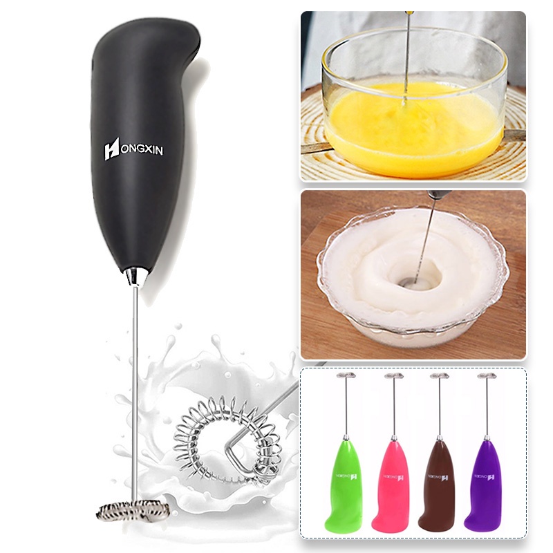 ღ Stainless Steel Genggam Kopi Mixer Listrik Mini Pengocok Telur Kopi Susu Frother Foamer Kocokan Mixer Stirrer Portable Blender Kitchen kocokan Alat