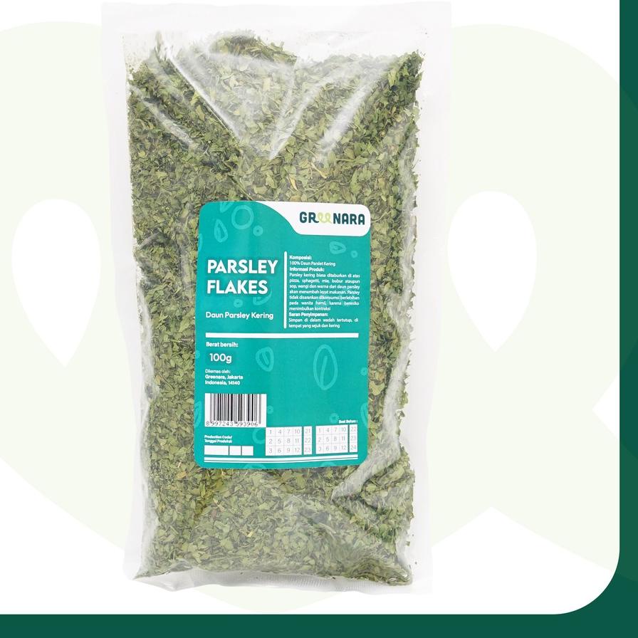 

✈ Parsley Flakes 100gr / Daun Parsley Kering ◌