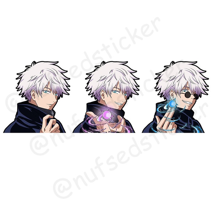 

3D Sticker - Jujutsu Kaisen Gojo Satoru Sunglasses Smile