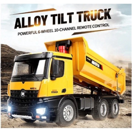 

Dijual Huina 1582 1/14 Full Metal 6x6 Heavy Duty Dump Truck RC Alat Berat Limited
