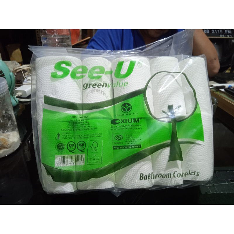 Tissue Roll Coreless See U, Tisu See U Roll, Tissu See U Roll