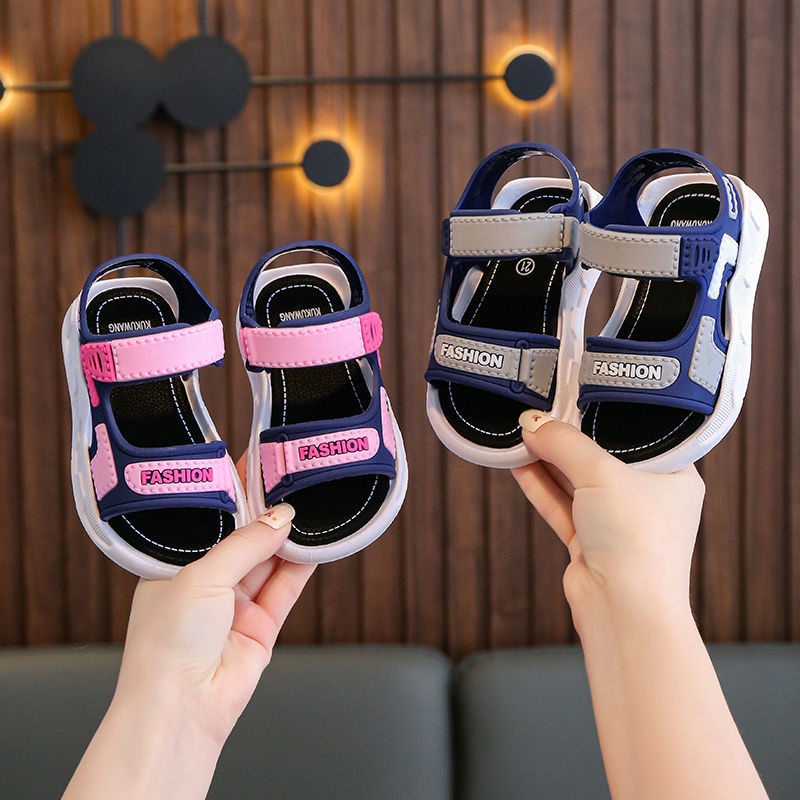 PROMO 12.12 PUNCAK Okaybaby B185 Sandal Gunung Anak Laki-laki Perempuan Import Termurah Kekinian Sendal Casual