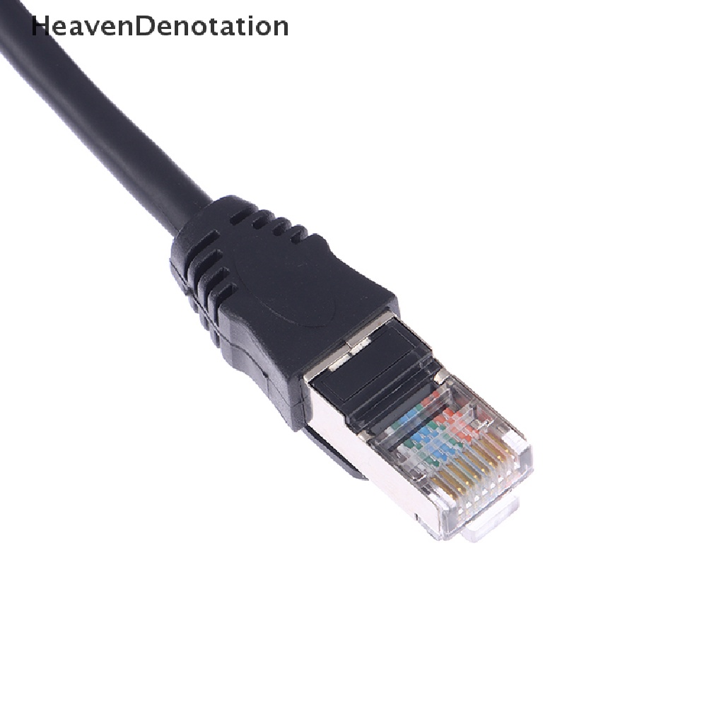 [HeavenDenotation] 0.5/1.5/2m RJ45 Male to Female Mount Jaringan LAN Extension Line Cord Kabel HDV