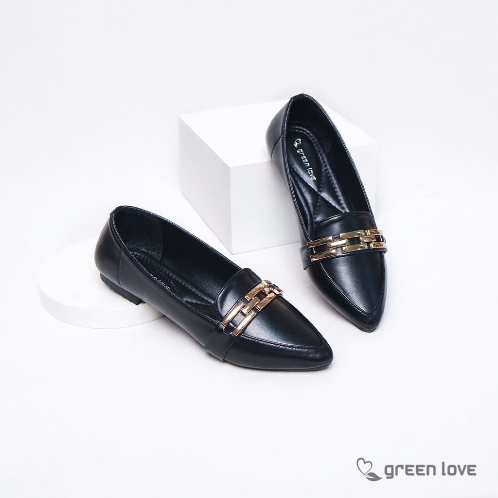 Green Love sepatu Flat KELLY