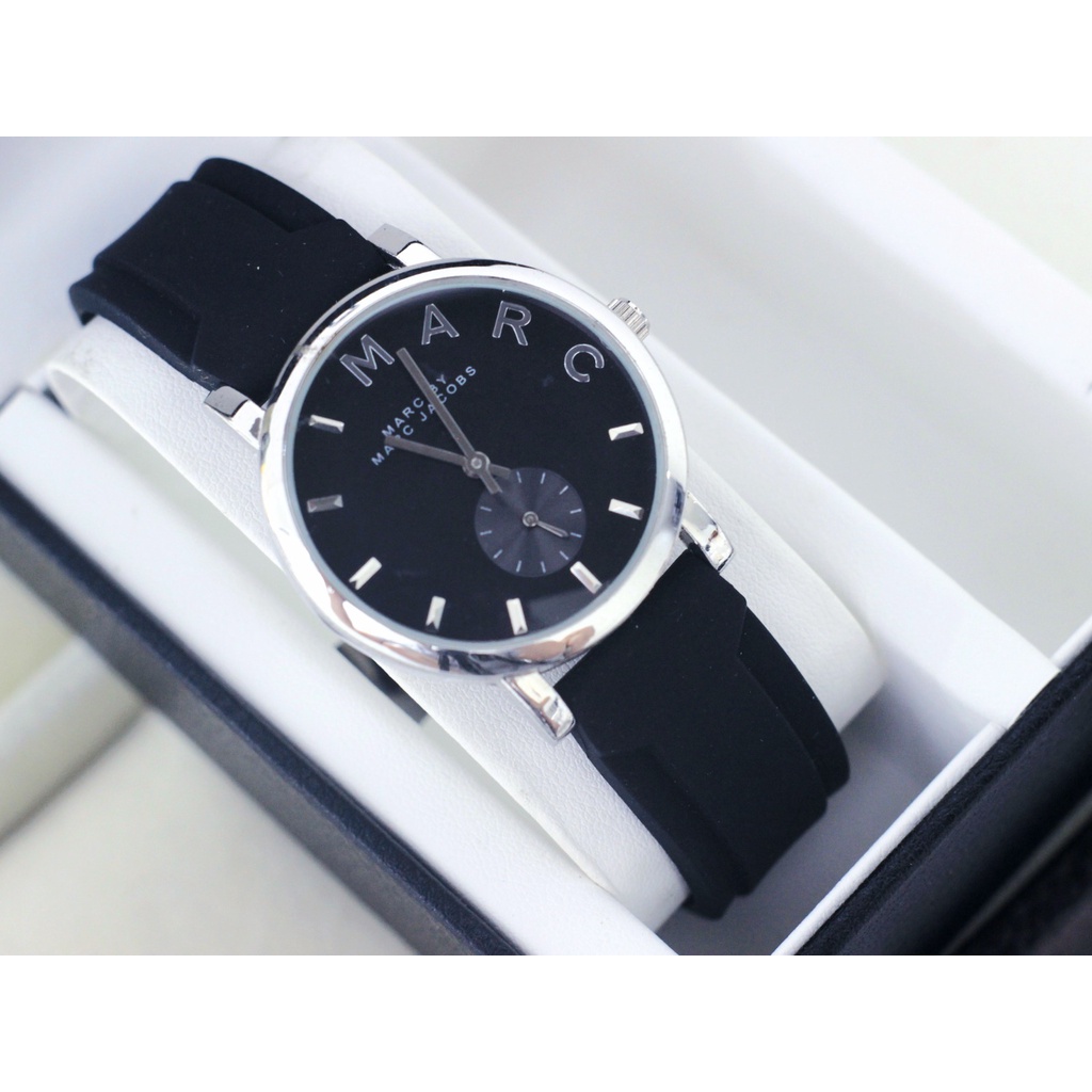 BEST SELLER JAM TANGAN WANITA MJ J75 DETIK BAWAH AKTIF TALI RUBBER DM 3.2CM FREE BOX ACC &amp; BATERAI || JAM TANGAN FASHION WANITA JAM TANGAN CEWEK MURAH