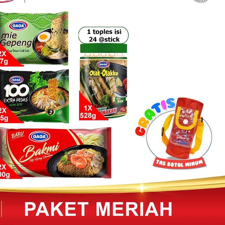 

♬ GAGA Kuah Soto Mie gepeng dan GAGA 100 dan Bakmi & 1 Toples otak otak (GG19) ➽