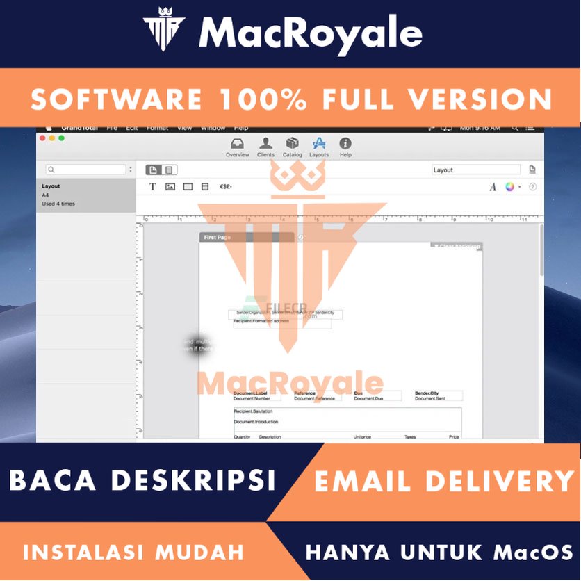 [MacOS] GrandTotal Full Version Lifetime Full Garansi