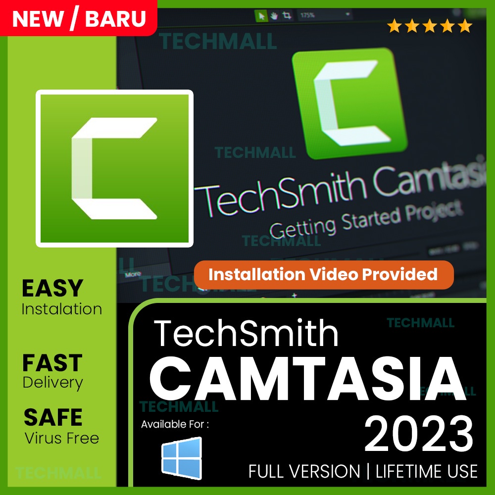 

NS TechSmith Camtasia 2022 Full Version Lifetime For Windows & McOS