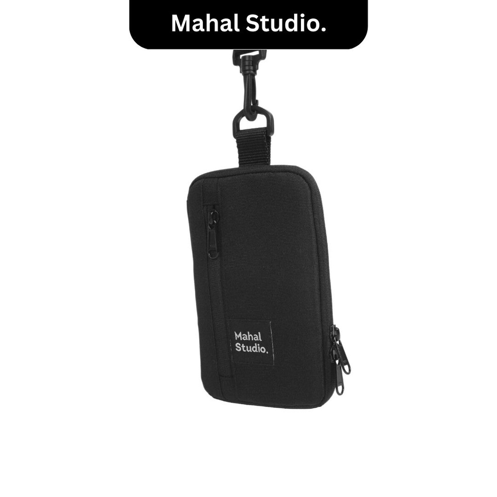 Mahal Studio GENEVA Tas Dompet HP dan Kartu Kotak Selempang Pria Wanita Simple Basic Ringkas