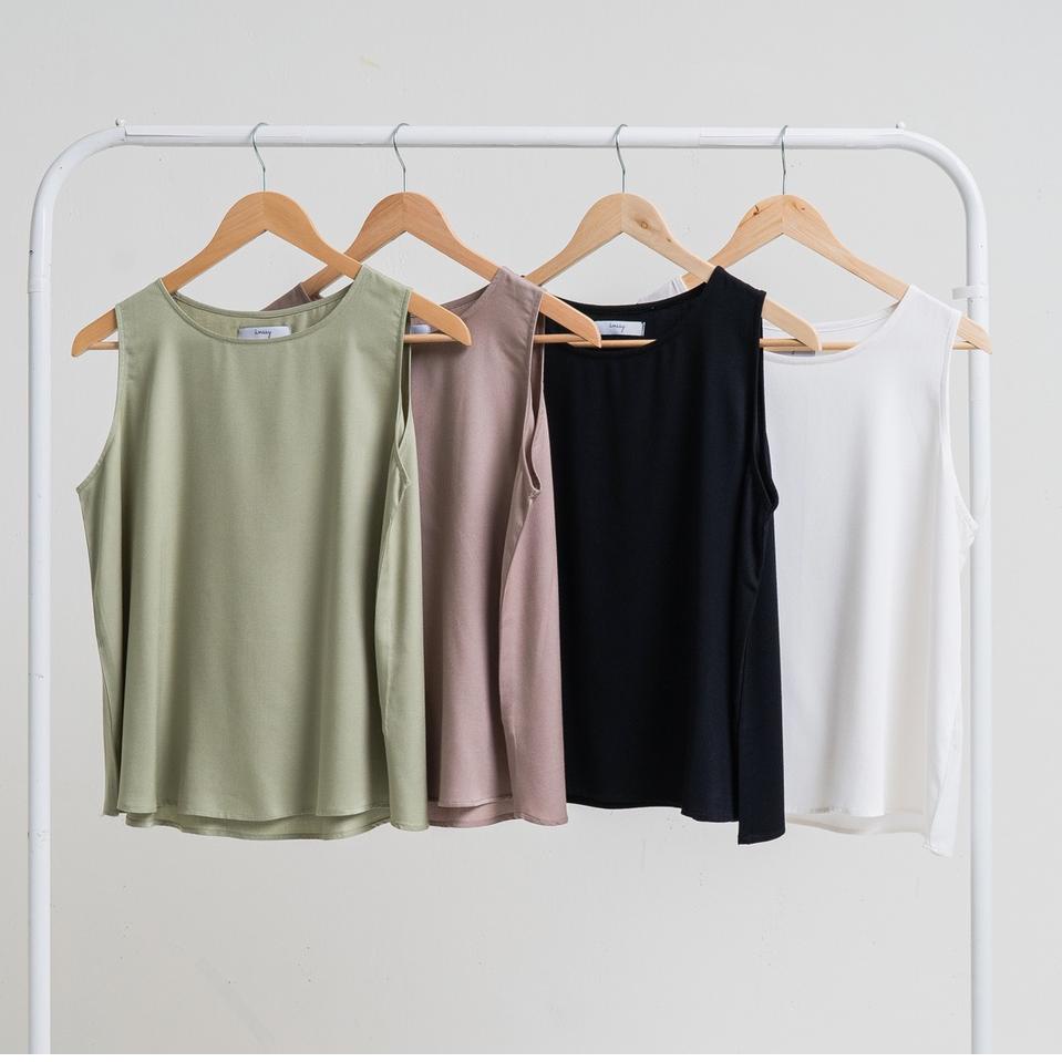 Menarik ANSSY - Asa Tank Top - Inner Tanpa Lengan
