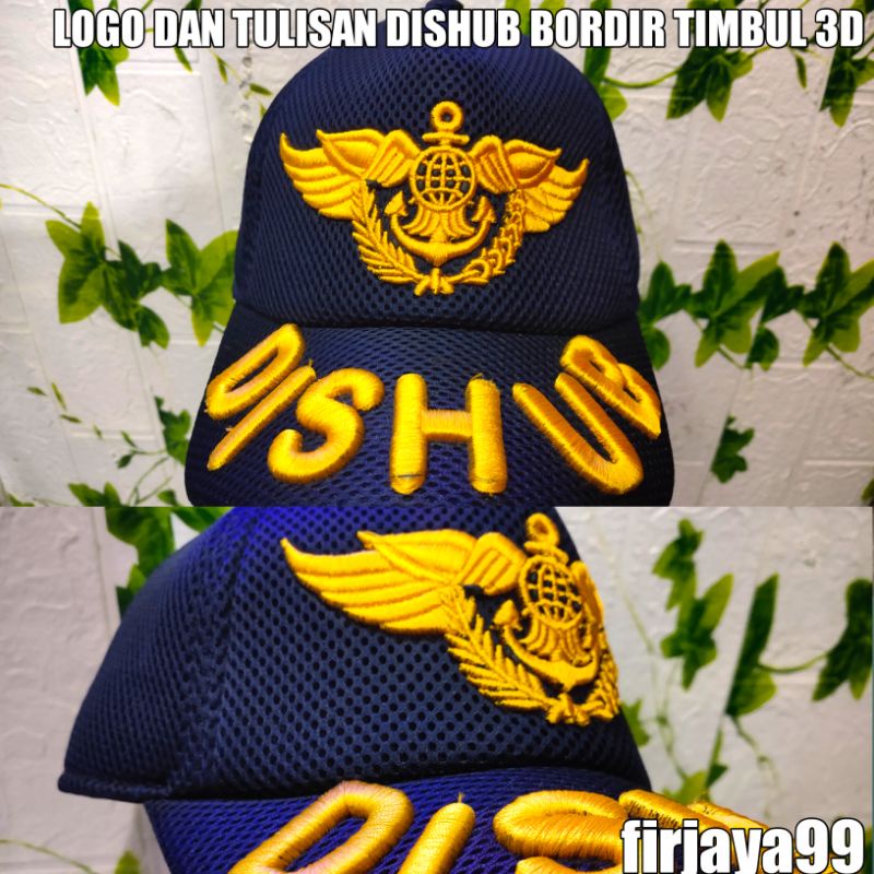 TERBARU topi dishub timbul perhubunggan/topi dishub logo timbul/topi jaring logo dishub terbaru/topi