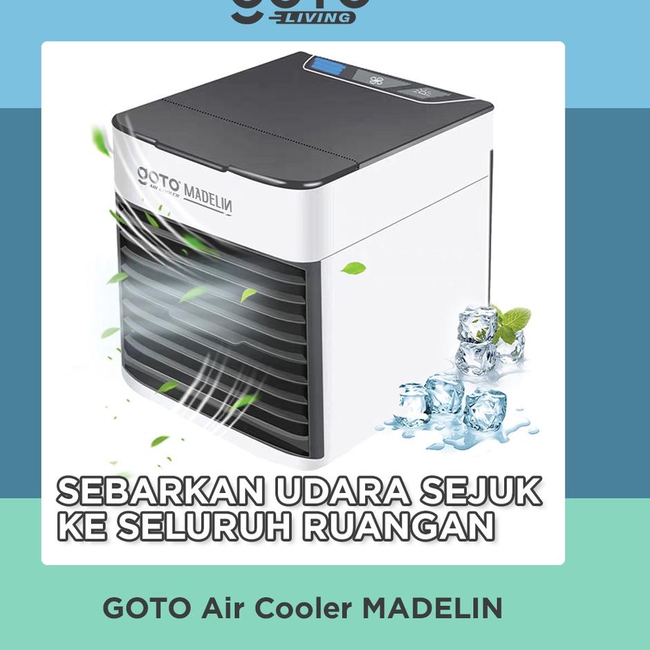 ℮ Goto Madelin Air Cooler AC Mini Kipas Pendingin Ruangan Portable ☛