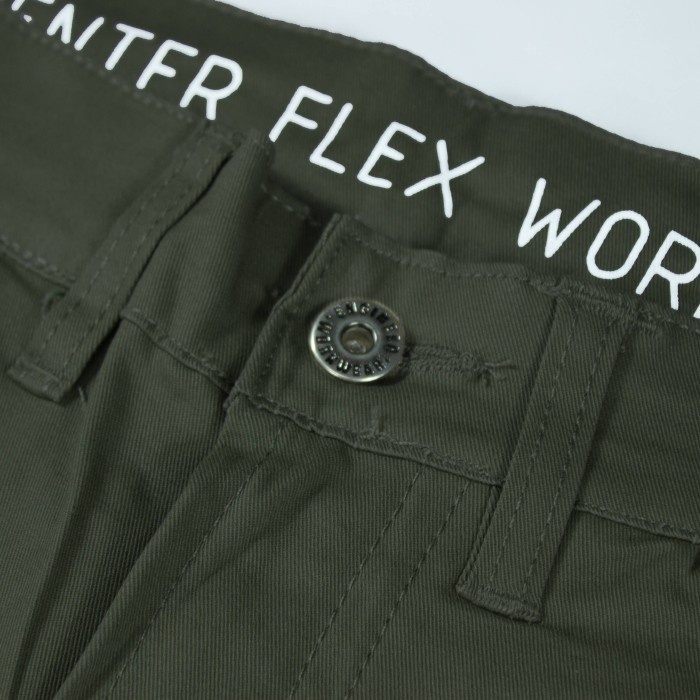 CARPENTER FLEX OLIVE, Celana Panjang / Celana Kerja by ENGINEER
