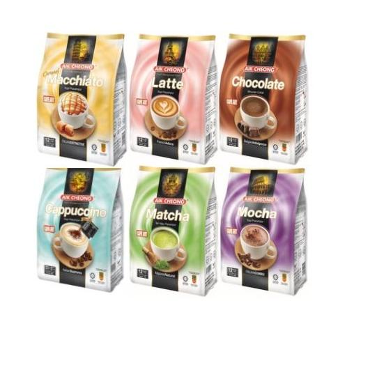 

✷ Aik Cheong White Coffee - Hot Coklat - Teh Tarik - Haila - Cappucino - Hazelnut - Kopi O - Matcha - Mocha ➪