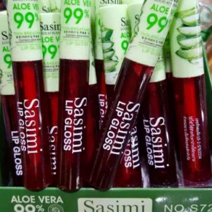 ➯ (PERBOK) LIPTINT SASIMI ALOEVERA ISI 24PCS // LIPTINT SASIMI // LIPTINT ALOEVERA SASIMI ☃