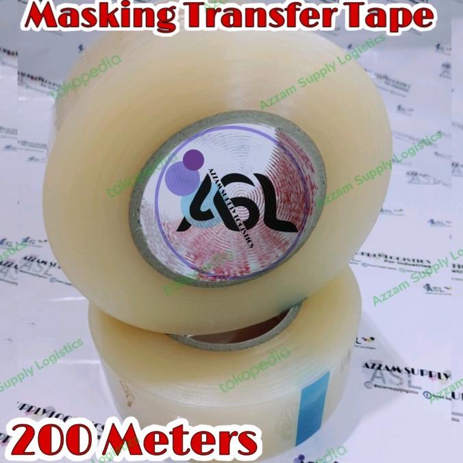 

Masking Transfer Tape Cutting 200 Meter ( 25 cm )