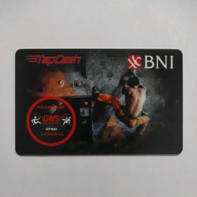 Tapcash BNI GWS GIRIGAHAN - Wall Climbing /Like eMoney eTOLL Flazz BRIZZI