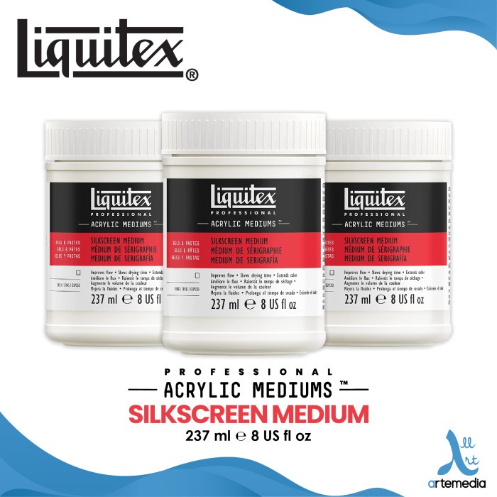 

Medium Cat Akrilik Liquitex Professional Silk Screen Printing Acrylic