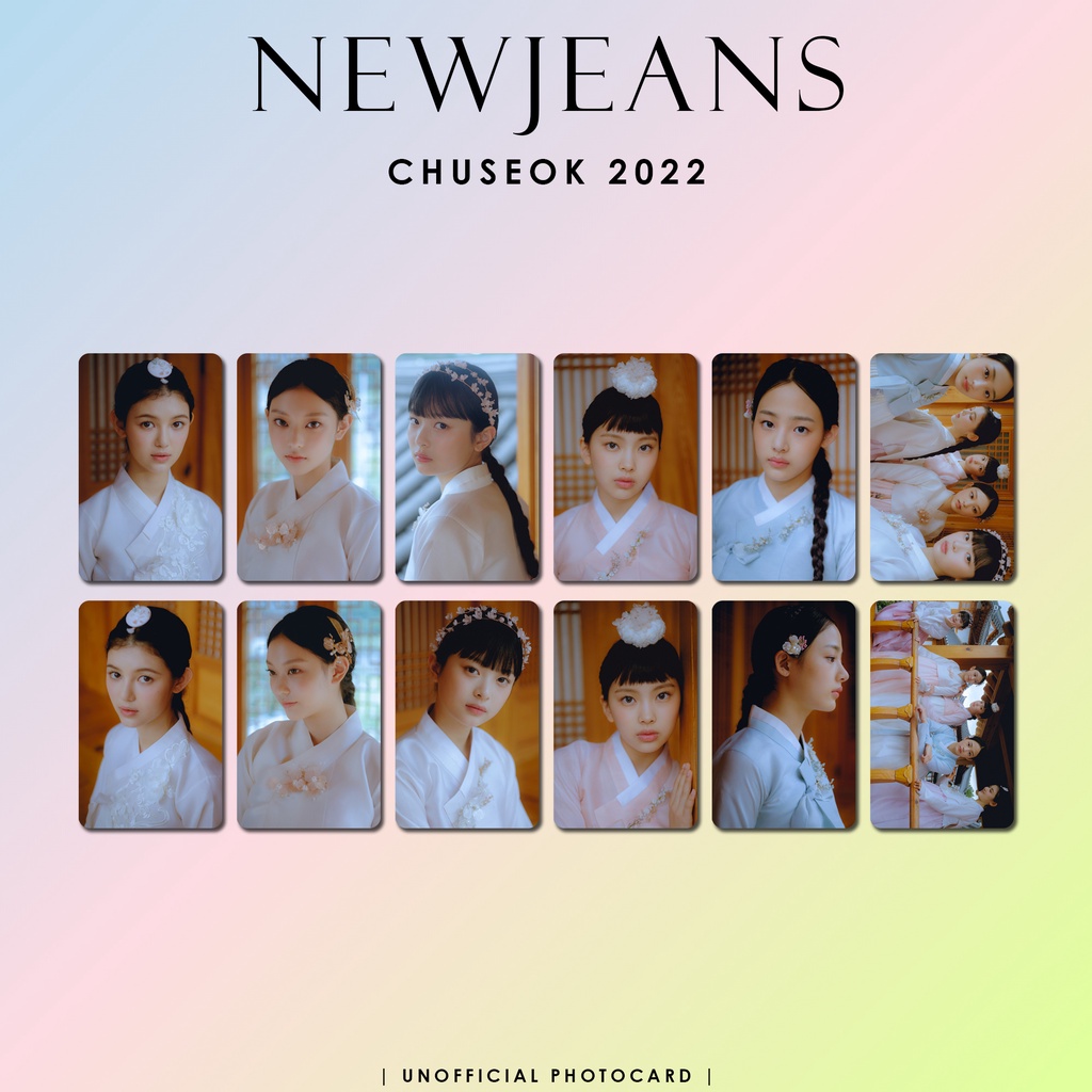 UNOFFICIAL PHOTOCARD NEWJEANS CHUSEOK 2022