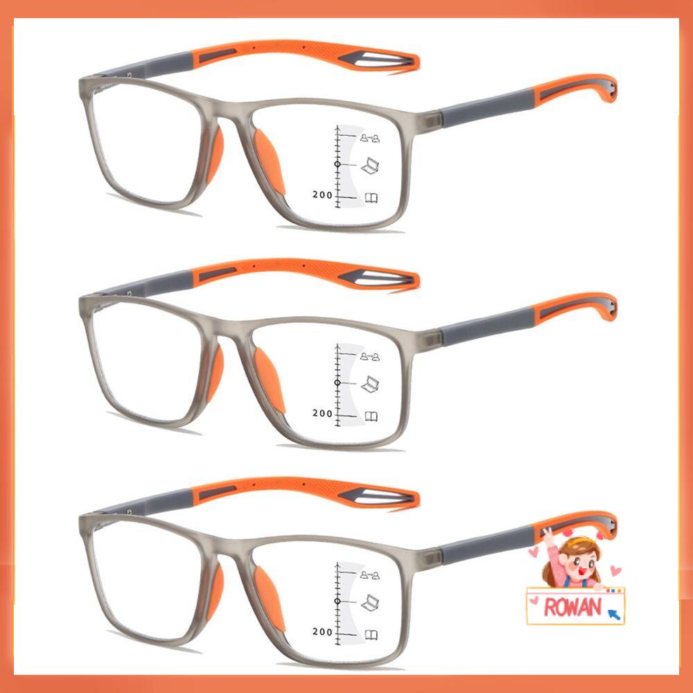 R-flower Sports Kacamata Baca Pria Wanita Frame Pelindung Mata Simple Presbyopic Eyewear