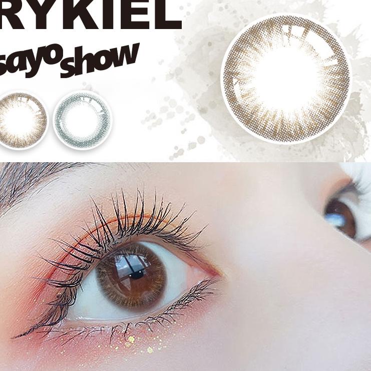 ❁ ✔️100% ORI SAYOSHOW RYKIEL Sepasang Softlens Brown Minus 14 mm ( NORMAL S/D-8.00) Contact Lens Sof