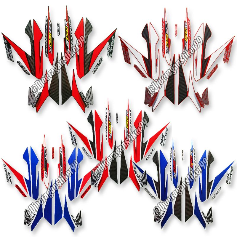 Striping CB 150 R 2014 , Lis Stiker Honda CB 150 R 2014, Polet Stiker CB 150 R, Stiker Sticker Body 