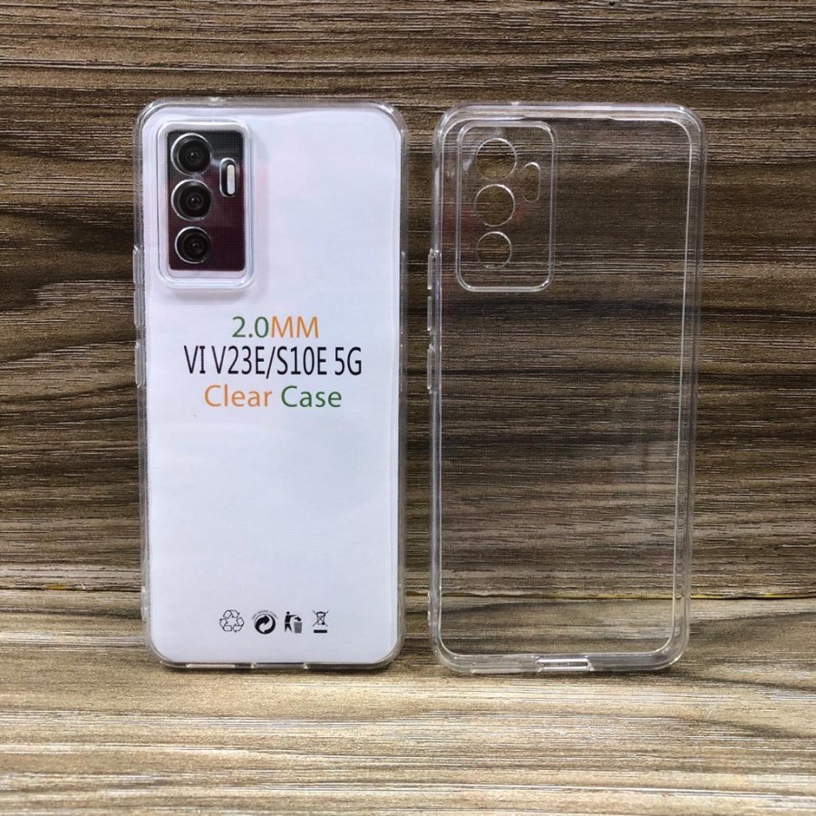 CASE COVER C/C- VIVO Y75 5G V23e V21 4G V21 5G V19 V17 PRO S1 S1 PRO Z1 PRO CASE SOFTCASE HD BENING 2.00mm CLEAR SOFT TRANSPARAN SILIKON CLEAR V7 PLUS V7+  V9 V23E V23 e 5G