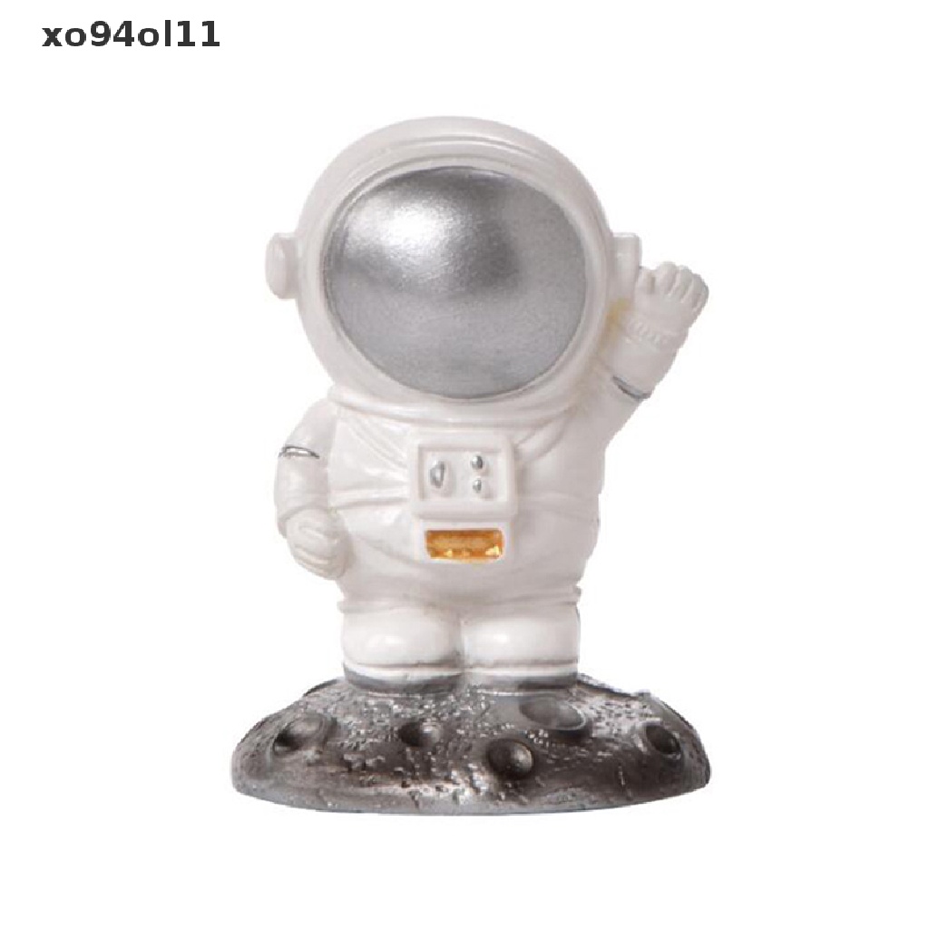 Xo Astronot Luar Angkasa Dekorasi Rumah Resin Hiasan Kecil Kue Baking Decoration OL