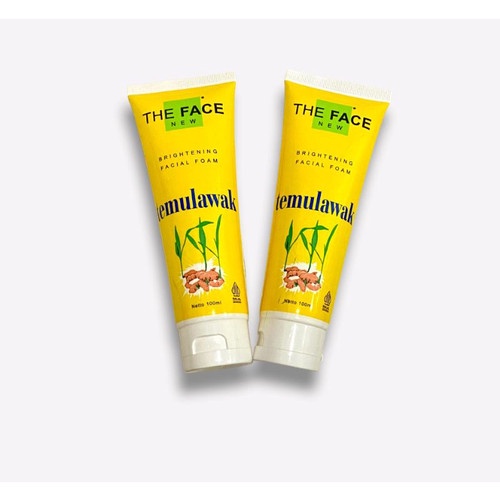 [ORI] THE FACE Temulawak Facial Foam Vitamin B3 dan Moisturising Menjadikan Kulit Wajah Tampak Cerah - 100ml