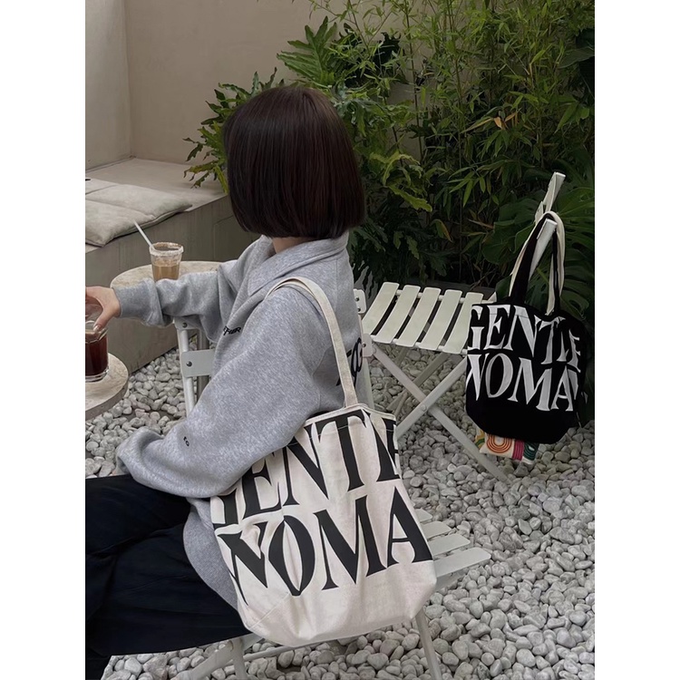 Desilstyle Tas Tote Bag Populer Selempang Wanita Canvas Priemium