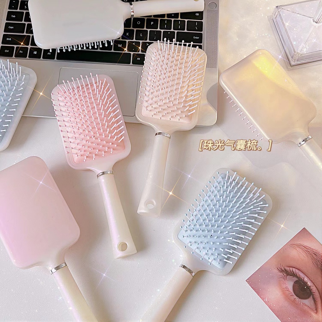 ⭐️𝐈𝐇𝐒 𝟗𝟗𝟓 𝐋𝐚𝐦𝐩𝐮𝐧𝐠⭐️Sisir Rambut Korea Wanita Anti Static Kusut Sisir Cushion Hair Brush Comb Sisir Bantalan Udara