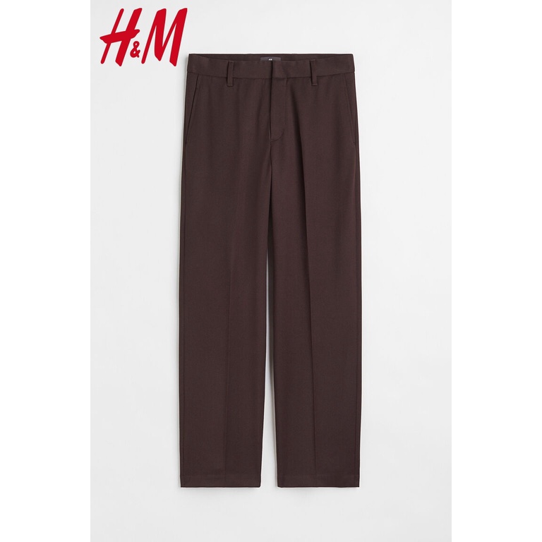H&amp;M Celana Panjang Kantor Pria Relaxed Fit HM Original