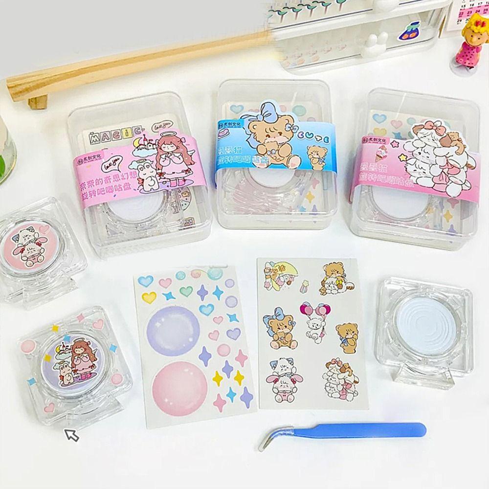 Mxbeauty DIY Goo Card Set Transparan Handmade Mainan Anak Pajangan Foto Alat Tulis Bingkai Foto Photocard Holder