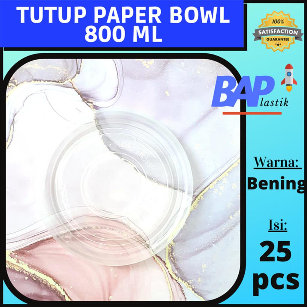 Tutup Paper Bowl 800 ml (AYAM)/ Tutup Mangkok Kertas / Tutup Mangkok Bakso