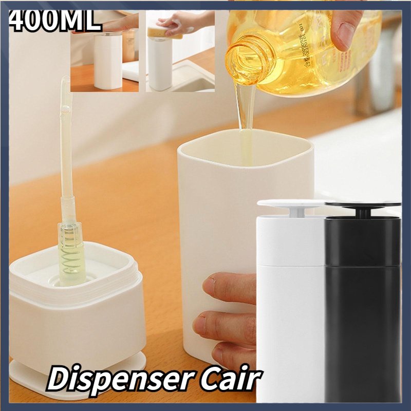 【COD】Dispenser Cair/Dispenser Sabun Tipe/Wadah Penyimpanan Dapur/Sabun/Shampoo/Lotion 400ml