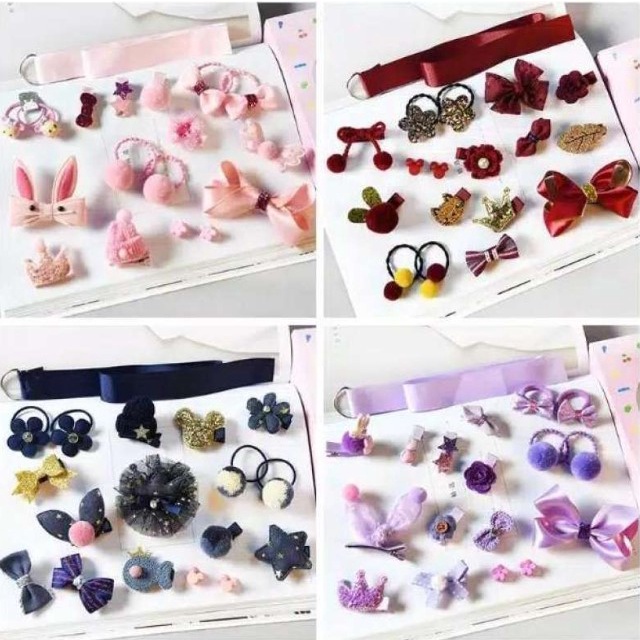 GAB - 18pcs Hair Clip/Jepitan Ikat Rambut Anak/ Aksesoris Rambut Anak  Import