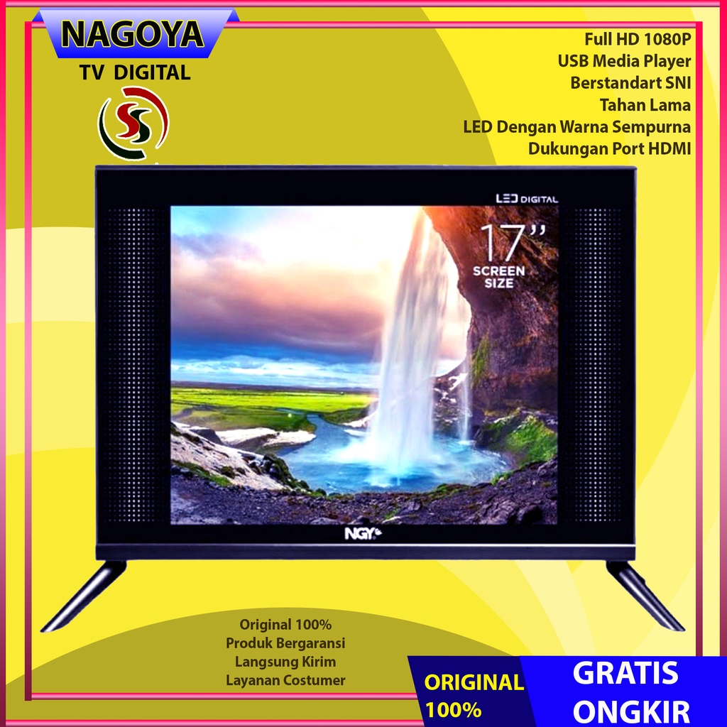 TV DIGITAL 32 INCH TV LED DIGITAL NAGOYA GARANSI RESMI 1 TAHUN FULL HD