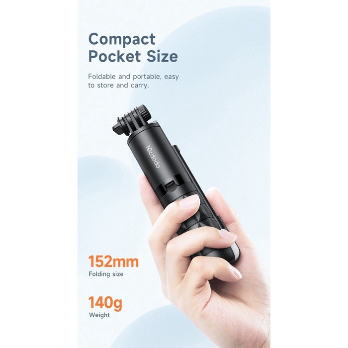 MCDODO Tripod SS-1781 Tongsis Bluetooth Wireless - Mcdodo Selfie Stick Stand Original