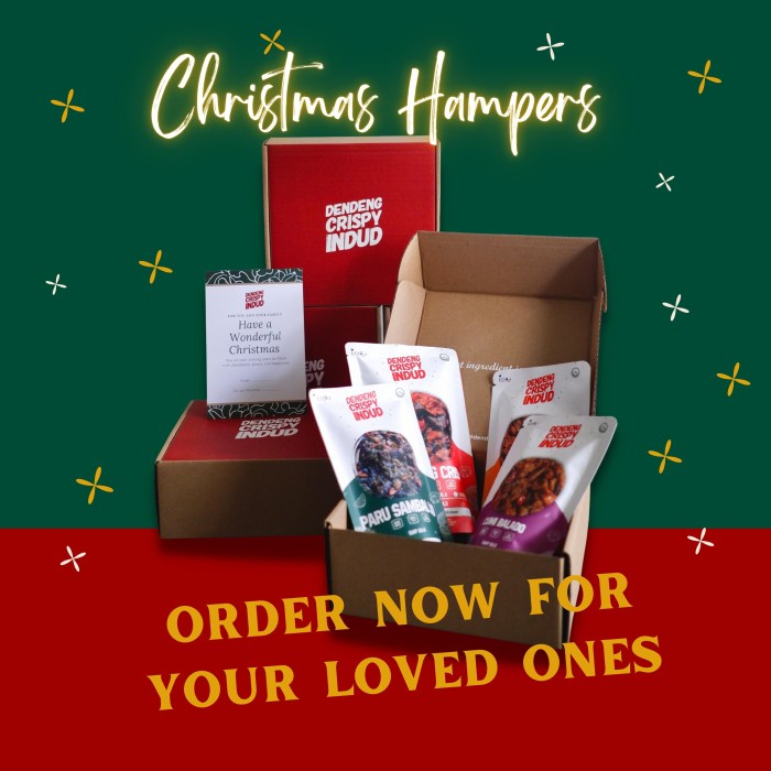 

Christmas Hampers Natal / Gift Box by Dendeng Crispy Indud - M, Level 1